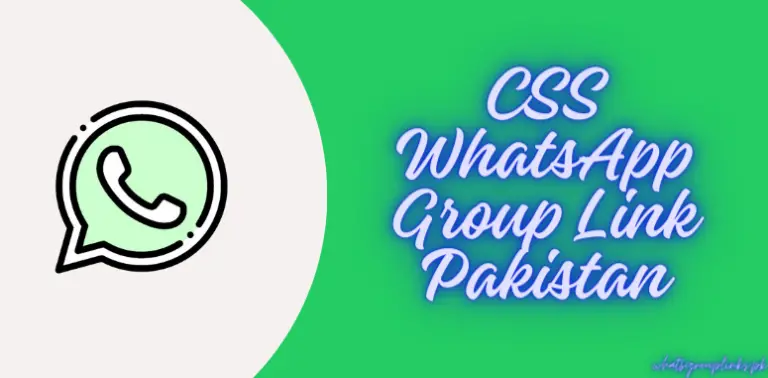 CSS WhatsApp Group Link Pakistan