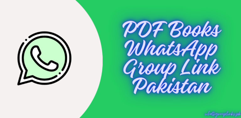 PDF Books WhatsApp Group Link Pakistan
