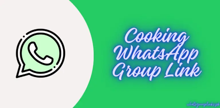 Cooking WhatsApp Group Link