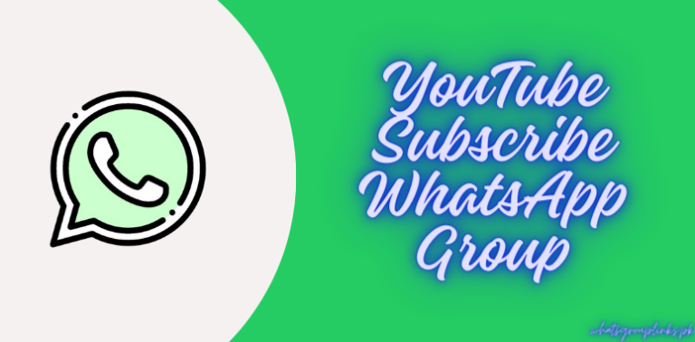 YouTube Subscribe WhatsApp Group