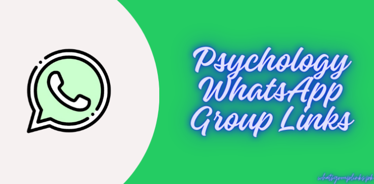 Psychology WhatsApp Group Links